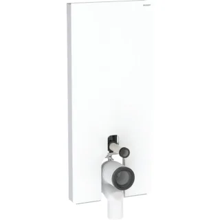 Geberit Monolith Sanitärmodul für Stand-WC 114 cm Glas weiß, 131033SI5 131033SI5