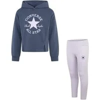 Converse Kapuzensweatshirt CNVG DCTP HOODIE & LEGGING SET (2-tlg) zweiteiliges Set, atmungsaktives Material, aus Baumwolle und Polyester