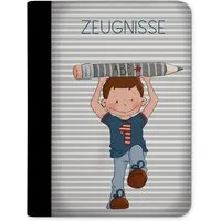 CreaDesign Schreibmappe Kinder Zeugnismappe, Dokumentenmappe, Ordner A4, Junge (1-St)