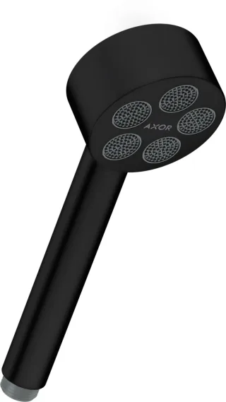 Hansgrohe Handbrause Axor One 75 1jet EcoSmart mattschwarz, 48651670 48651670