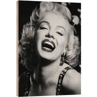 Posterlounge Wandbild Marilyn Monroe Lipstick, Celebrity Collection, erhältlich als Poster, Leinwandbild, Wandsticker oder Acrylglasbild