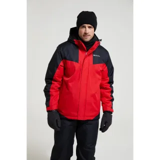 Mountain Warehouse Herren Dusk III Ski Jacke (Active Rot/Schwarz)