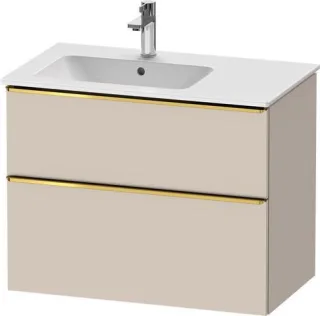 Duravit D-Neo Waschtischunterbau wandhängend Taupe Matt 810x462x625 mm - DE4366034910000 DE4366034910000