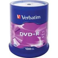 DVD+R 4,7 GB, DVD-Rohlinge 16fach, 100 Stück