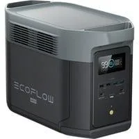 DELTA 2 Max, tragbare Powerstation schwarz, 2.048 Wh, X-boost 3.100W, LFP-Akku