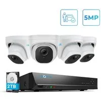 Reolink Überwachungskamera RLK8-520D4 5MP PoE (Aussen, System,8 Kanal,24/7Aufnahme)