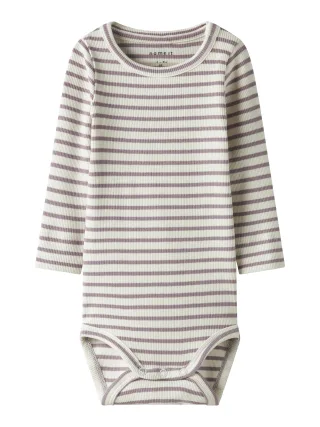 NAME IT - NBNBANI LS BODY NOOS Elderberry - Gr. - 74