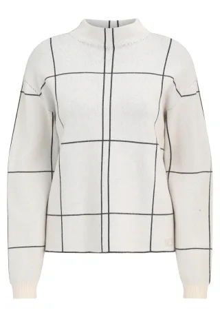 betty barclay - so cosy - - Strickpullover patch beige/grey - Gr. - 42