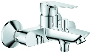 GROHE Wannenarmatur BauEdge Wandmontage eigensicher chrom, 23604001 23604001