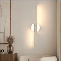 Riserva Wandleuchte Moderne Wandlampe Aluminium Design, 14W 3000K Schwarz, LED wechselbar