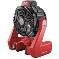 Flex Akku-Ventilator CF 18.0/230, 180° schwenkbarer Kopf, Haken, 1/4" und 5/8" Aufnahme