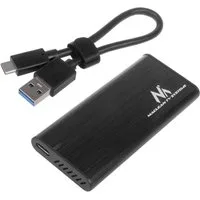 Maclean Festplatten-Gehäuse MCE443, SATA SSD M.2 Gehäuse NVMe