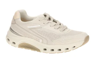 Gabor 86.984.23 ROLLINGSOFT Damen Halbschuhe Beige Oak/Creme FlyKnit-Mesh-Kombi