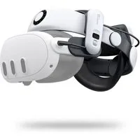 BOBOVR VR Brillen-Halterung S3 Pro für Meta Quest 3 mit B100 Akku, (Einzelartikel, Zugentlastungsband mit aktiver Kühlung und Zusatzakku)