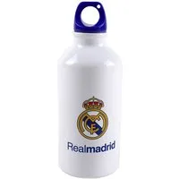 Real Madrid Trinkflasche 400 ml aus Aluminium 18 × 7 × 7 cm für Schule Sport und unterwegs