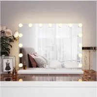 SONNI Schminkspiegel Schminkspiegel mit beleuchtung, Make-up, Hollywood Spiegel mit LED, 3 Farbe Licht