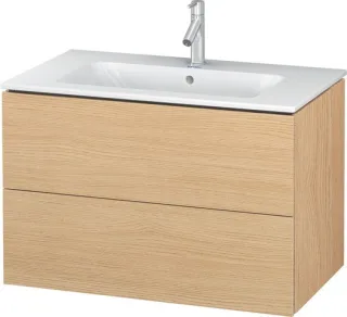 Duravit L-Cube Waschtischunterbau wandhängend Natur Eiche Matt 820x481x550 mm - LC624103030 LC624103030