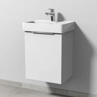 Sanipa 3way Waschtischunterbau zu Laufen Pro S Waschtisch mit 1 Tür, Weiß-Soft UM78343