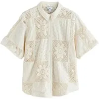 Next Strandshirt Gehäkelte Bluse (1-tlg)
