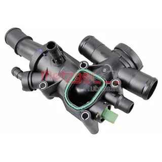 Metzger Thermostat 83 ?C + Dichtung + Sensor Citroen Fiat Ford Lancia Peugeot Volvo 2,0