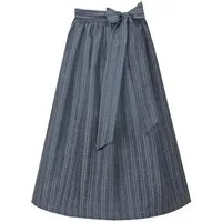 MarJo Dirndlschürze Dirndlschürze Windach 70cm Länge denim