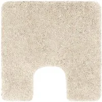 spirella Badematte HIGHLAND, Höhe 40 mm, Badteppich Hochflor, 100% Polyester Microfaser, Anti-Rutsch Beschichtung, mit Toilettenausschnitt, für Fußbodenheizung geeignet, waschbar 40°, schnelltrocknend, Polyester, rechteckig, Rutschhemmende Unterseite