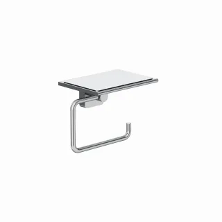 Kludi VELA S Toilettenpapierhalter mit Ablage chrom, 2597105 2597105