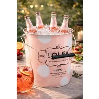 Mixcompany Outdoor-Flaschenkühler Lolea Sangria No.5 Flaschenkühler – Original Getränkekühler in Rosa