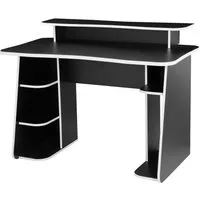 OTTO home Gamingtisch GAME, Computertisch, Schreibtisch, Towerfach, Monitoraufsatz, ergonomisch geschwungene Tischplatte, Breite 120 oder 150 cm