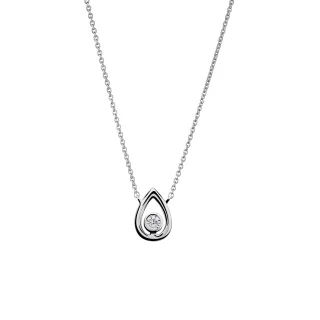 Orphelia 'Ellie' Halskette für Damen aus 925er Sterlingsilber – Silber ZK-7485