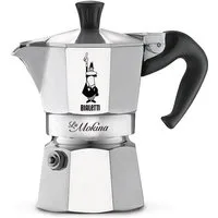 BIALETTI Espressokocher, 0,04l Kaffeekanne, für den Espressoschluck zwischendurch, Aluminium