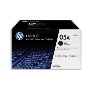 Original CE505D HP 05A LJ Cartridge (2) black ST