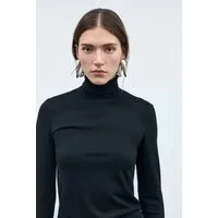 Vila Rollkragenpullover VIMALU ROLLNECK L/S KNIT TOP NOOS Materialmix