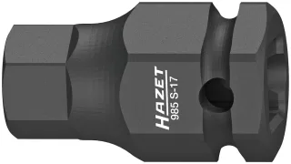 HAZET Schlag- Maschinenschrauber Schraubendreher-Steckschlüsseleinsatz (1/2 Zoll) - 985S-17