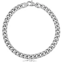 Firetti Edelstahlarmband Schmuck Geschenk Armkette Panzerkette