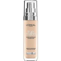 L'ORÉAL PARIS Foundation TRUE MATCH FOUNDATION, lässt sich mühelos verblenden, ohne sichtbare Ränder zu hinterlassen