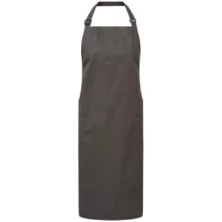Premier - Latzschürze, Fairtrade (Dunkelgrau)