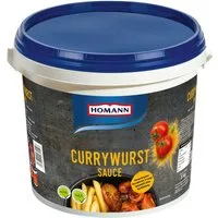 Homann Saucen, Homann Currywurstsauce mit süßlich und scharfer Würze Eimer 5kg