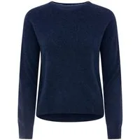 Zwillingsherz Kaschmirpullover 100% Kaschmir Rundhalspullover