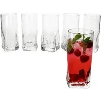 MamboCat Longdrinkglas 6x Frosty Longdrinkgläser 400ml Trink-Glas Cocktail Wasser, Glas