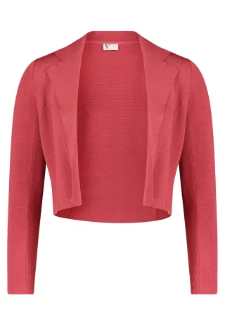 V by Vera Mont - Strickblazer shiny coral - Gr. - 38