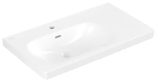 Villeroy & Boch Schrankwaschtisch Skyla 5A52L1 800x460mm, Becken links , 1 Hahnloch mit Überlauf St 5A52L1RW