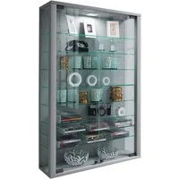 VCM Hängevitrine Wandvitrine Hängevitrine Glasvitrine Vitrosa Mini 91x59x18cm Vitrinenschrank, Glasschrank, hängend