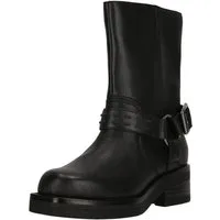 Clarks Rebelle Up Black Leather Stiefel mit herausnehmbarem Contour-Cushion-Fußbett
