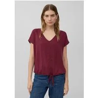 s.Oliver Blusentop Bluse Ärmellose Bluse aus Lyocell mit Tunnelzug am Saum