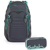 Satch Schulrucksack Match (2tlg., inkl. Schlamperbox)