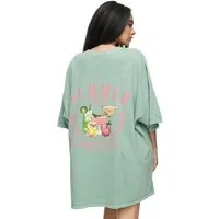 Worldclassca T-Shirt Worldclassca Oversized Print SUMMER BABE T-Shirt Sommer Oberteil PRINT - SUMMER BABE - COCKTAIL CLUB - SIP AND CHILL