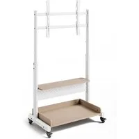 FITUEYES TV-Ständer, (bis 85 Zoll, mobiler Fernsehständer, höhenverstellbar, rollbar)