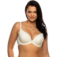 Viania Push-up-BH Push up BH abn.Träger Sally (Stück, 1-tlg) Push up Effekt, Uni, Formend, Materialmix