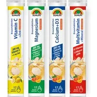 SUNLIFE SUNLIFE® Brausetabletten hochdosiert Mix-Bundle verschiedene Sorten 1 x täglich eine Brausetablette in einem Glas Wasser (250 ml) auflösen und trinken